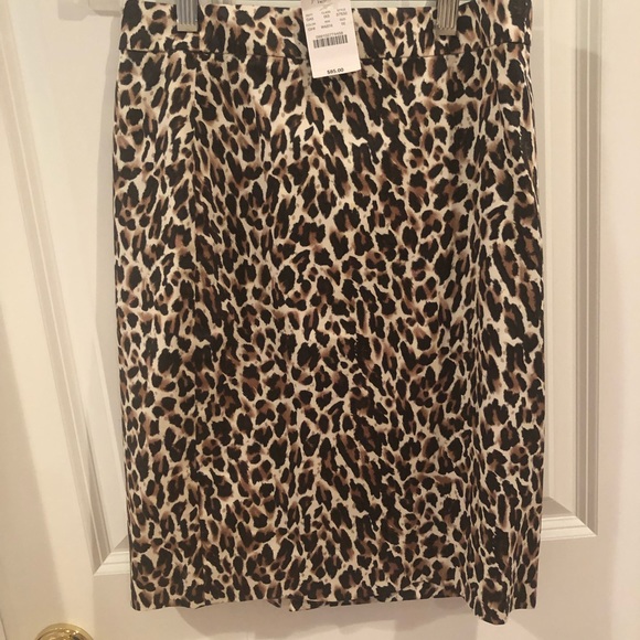J. Crew leopard pencil skirt - Picture 4 of 4